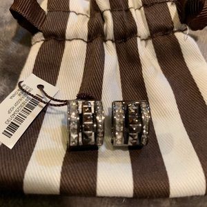 Henri Bendel Chrysler Huggy earrings Brand New